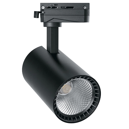 Светильник светодиодный трековый 12W 220V 4000К 1080Лм AL102 (черный) d80 129х182 29647 - купить по низкой цене в Краснодаре | ЮгКабель
