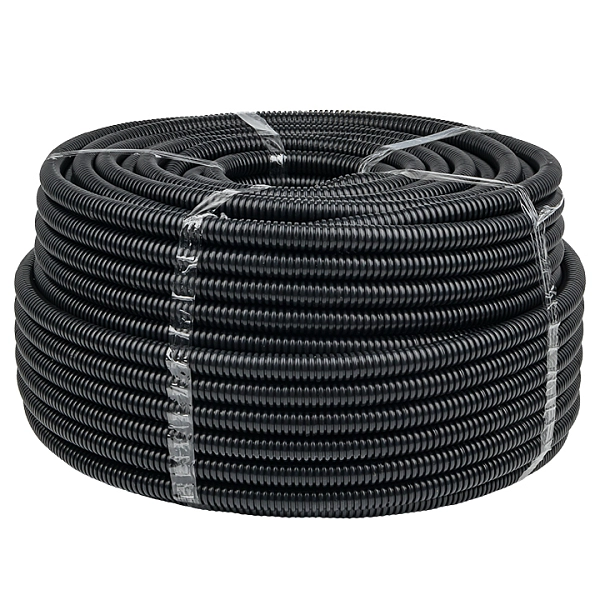 Труба гофр. FRHF с зондом d20мм (100м) черная Plast EKF PROxima FRHF-20 в каталоге ЮгКабель