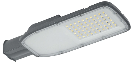 Светильник светодиодный СКУ 100W 12000Лм 3000К 230V IP65 ДКУ 1004-100Ш (449х181х77) d40-60 серый LDKU1-1004-100-3000-K03