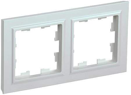 BRITE Рамка 2-мест. РУ-2-БрЖ жемч. IEK BR-M22-K36