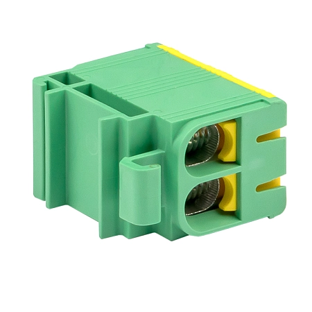 Клемма 2Р 16-50 кв.мм. КВС , PE , ж/з EKF PROxima plc-kvs2-16-50-y-green - купить по низкой цене в Краснодаре | ЮгКабель
