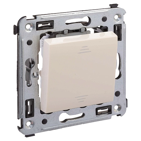 Выключатель одноклавишный в стену, "Avanti", "Ванильная дымка" 4405103 в наличии по выгодной цене. Краснодар. ЮГКАБЕЛЬ.