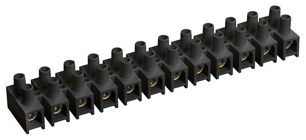 Зажим винтовой ЗВИ-20 н/г 4-10мм2 (2 шт/блистер) ИЭК черные UZV5-020-06-2 Зажим винтовой ЗВИ-20 н/г 4-10мм2 (2 шт/блистер) ИЭК черные UZV5-020-06-2 в каталоге ЮгКабель