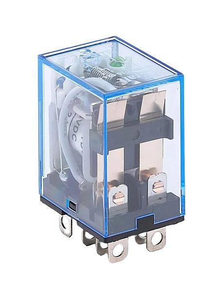 Промежуточное реле 2 конт. с инд. LED 10А 12В DC ПР- 23204DEK в каталоге ЮгКабель