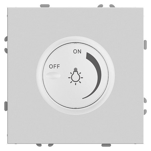 Выключатель диммирующий механизм 250В 500W (белый фарфор) soft touch Эмили RSW10-5106-01 49868 в каталоге ЮгКабель