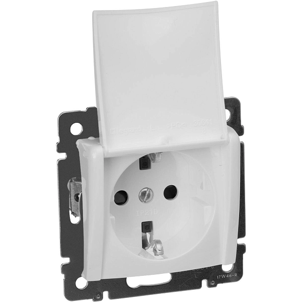 Розетка СП 1-м c з/к с крышк. механизм (белый) Valena 774422 Розетка СП 1-м c з/к с крышк. механизм (белый) Valena 774422 в каталоге ЮгКабель