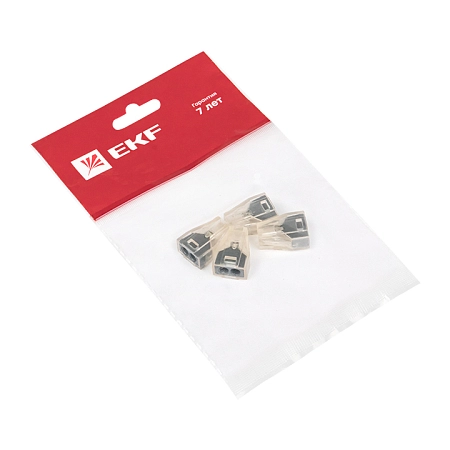 Клемма миниатюрная 2х2,5 (с пастой) линейное расположение контактов (4шт/уп.) plc-smk-102r - купить по низкой цене в Краснодаре | ЮгКабель