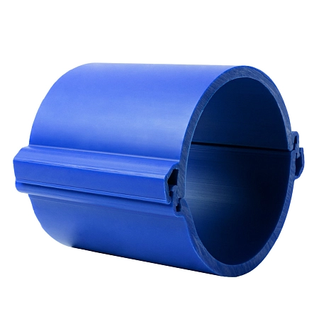 Труба гладкая разборная ПНД 160 мм (750Н), синяя EKF PROxima tr-hdpe-160-750-blue