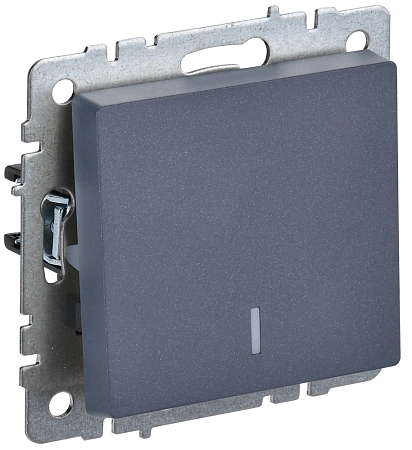 BRITE Выключ. 1-кл. с инд. 10А ВС10-1-1-БрМ мар. IEK BR-V10-1-10-K35