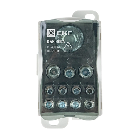 Распределительный блок на DIN-рейку 400A-КБР и монтажную панель  PROxima plc-kbr400 - купить по низкой цене в Краснодаре | ЮгКабель