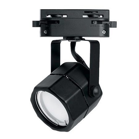 Светильник трековый под лампу GU10 50W 220V  AL192 (черный) 58х58х140 41594