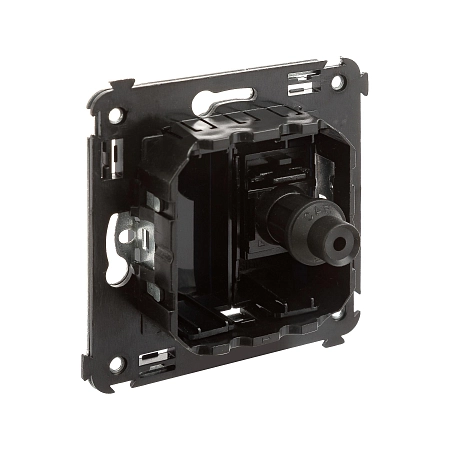 Розетка TV оконечная в стену, "Avanti", "Черный квадрат" 4402503 в наличии по выгодной цене. Краснодар. ЮГКАБЕЛЬ.