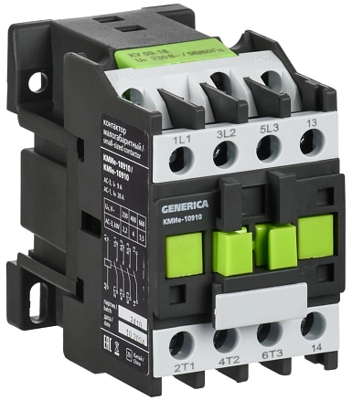 Контактор 12А 220В без реле 1НО (КМИе-11210) KKME11-012-230-10
