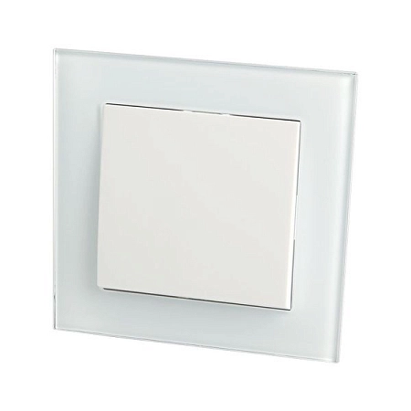 Выключатель электрический 1-клавишный, серия Катрин, GLS10-7003-01, белый в сборе  39164 в наличии по выгодной цене. Краснодар. ЮГКАБЕЛЬ.