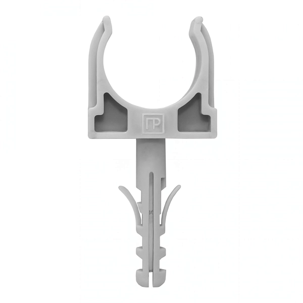 Держатель для труб d25 мм с дюбелем, серый (100шт/900шт уп/кор) PR13.0297 Держатель для труб d25 мм с дюбелем, серый (100шт/900шт уп/кор) PR13.0297 в каталоге ЮгКабель