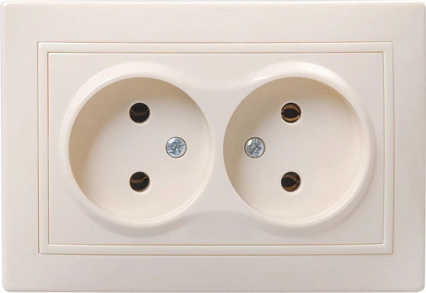 Розетка СП 2-м в сборе (кремовый) Кварта ERK23-K33-10-DM Розетка СП 2-м в сборе (кремовый) Кварта ERK23-K33-10-DM в каталоге ЮгКабель