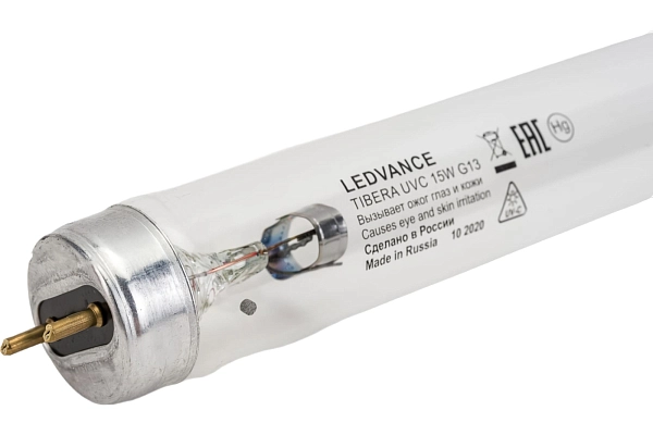 Лампа бактерицидная 15W/излучение UVC Т8 G13 d26x438 253,7nm (TIBERA ) 4058075499201 Лампа бактерицидная 15W/излучение UVC Т8 G13 d26x438 253,7nm (TIBERA ) 4058075499201 в каталоге ЮгКабель