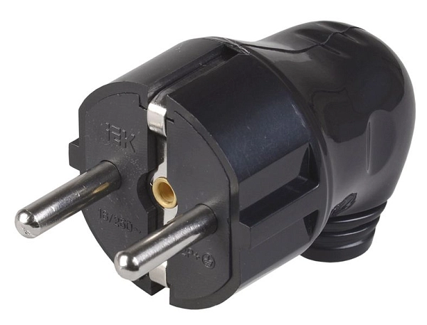 Вилка с з/к 16A черный (угловая) EVP11-16-01-K02 Вилка с з/к 16A черный (угловая) EVP11-16-01-K02 в каталоге ЮгКабель