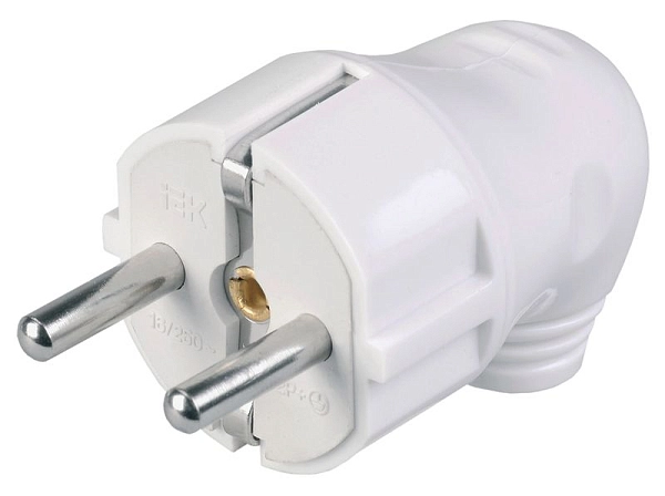 Вилка с з/к 16A белый (угловая) EVP11-16-01-K01 Вилка с з/к 16A белый (угловая) EVP11-16-01-K01 в каталоге ЮгКабель